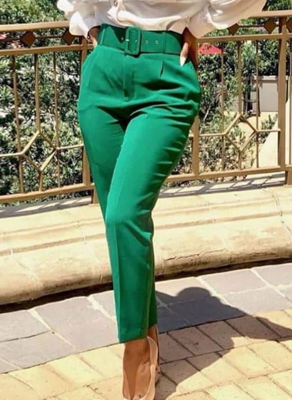 Zielone spodnie Cikelly