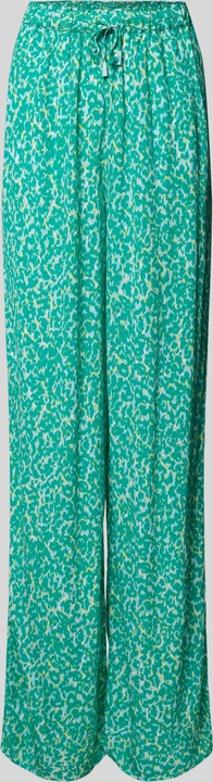 Zielone spodnie comma, w stylu retro