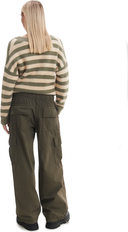 Zielone spodnie Cropp w stylu retro