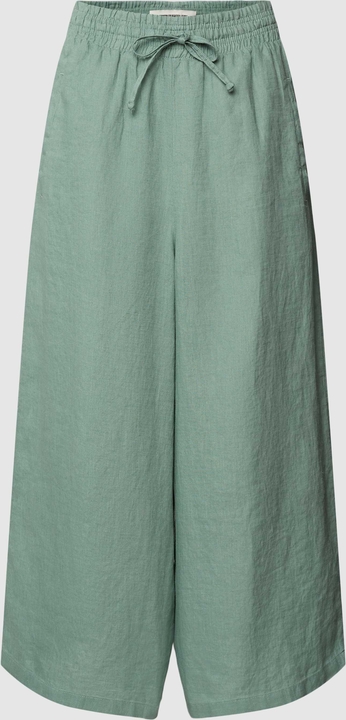 Zielone spodnie Drykorn z lnu w stylu retro