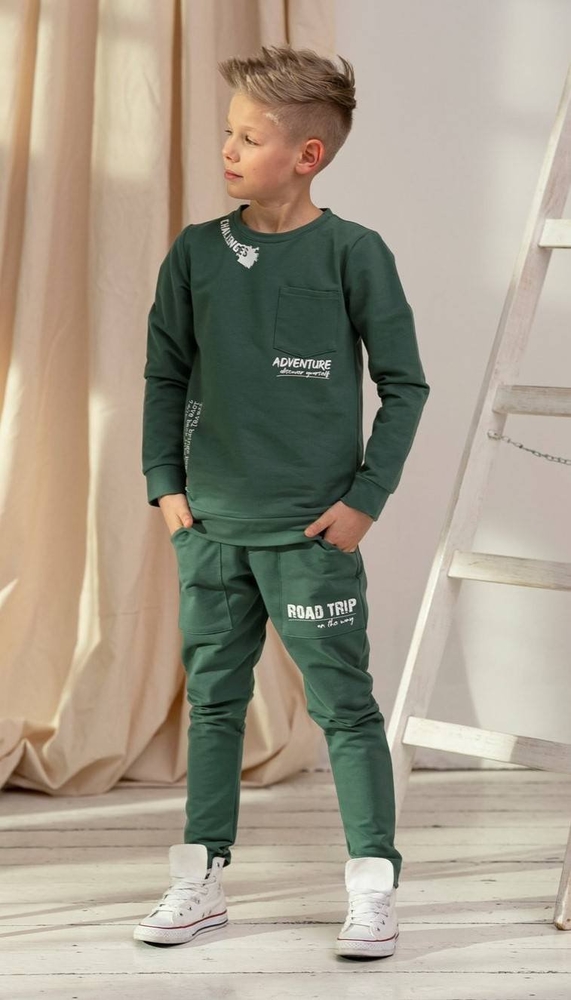 Zielone spodnie dziecięce All For Kids