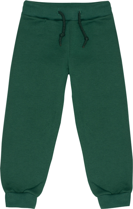 Zielone spodnie dziecięce Fluffy dla chłopców