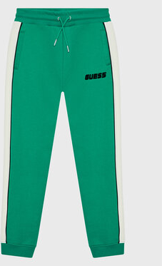 Zielone spodnie dziecięce Guess