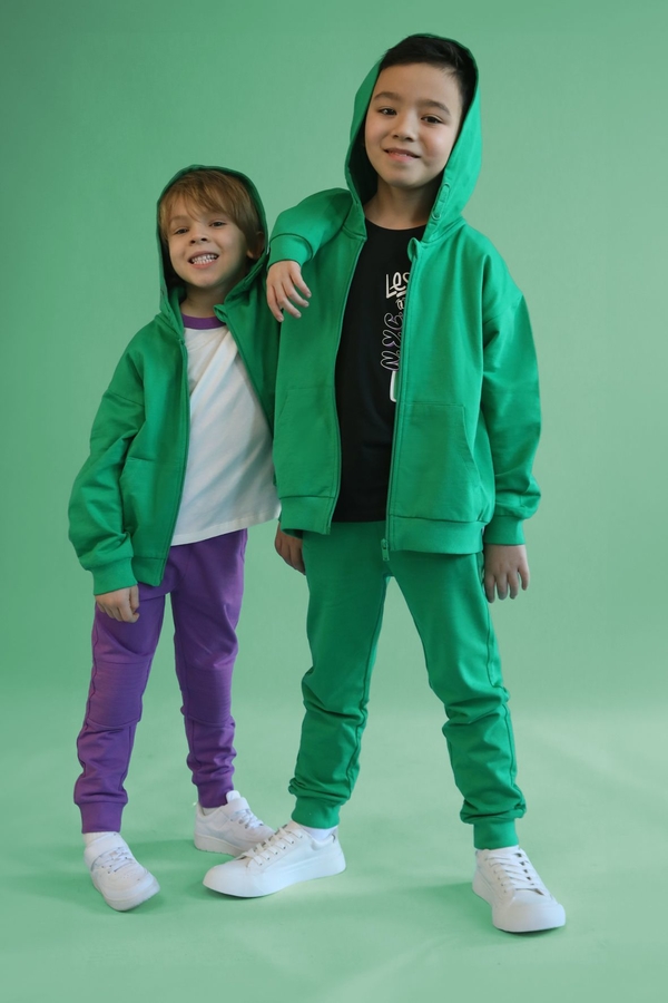Zielone spodnie dziecięce Lincoln & Sharks By 5.10.15.
