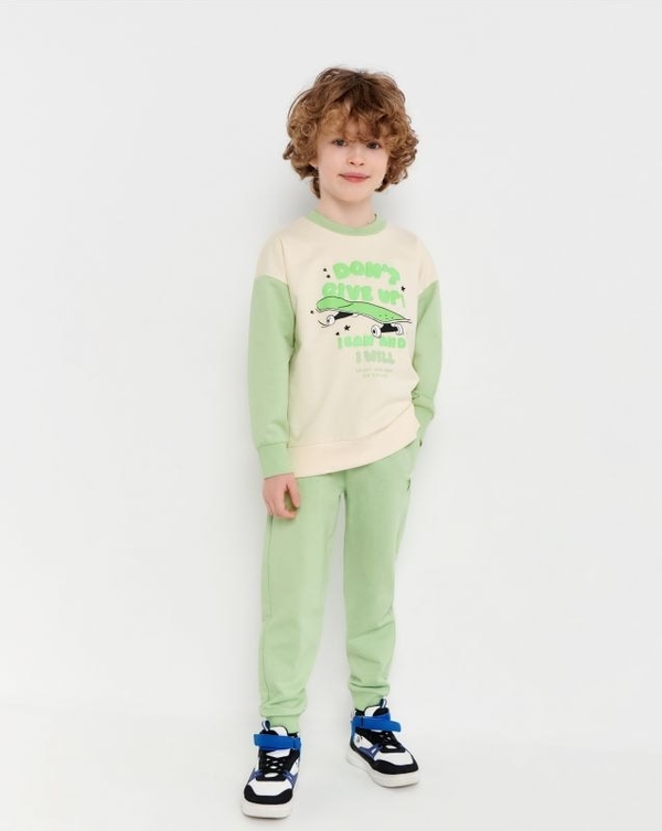 Zielone spodnie dziecięce Sinsay dla chłopców