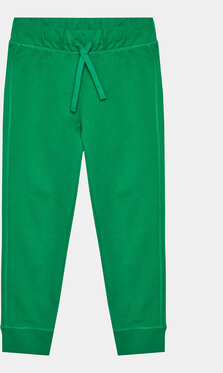 Zielone spodnie dziecięce United Colors Of Benetton