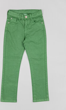 Zielone spodnie dziecięce zippy