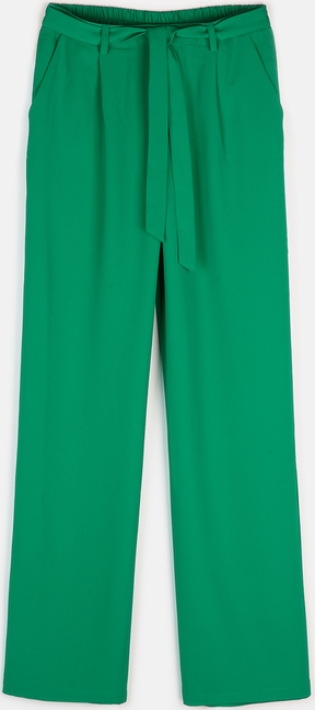 Zielone spodnie Gate w stylu retro