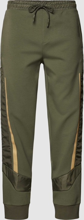 Zielone spodnie Hugo Boss z dresówki w sportowym stylu