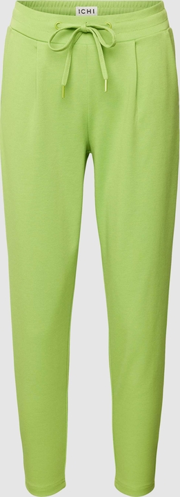 Zielone spodnie Ichi z dresówki w stylu casual