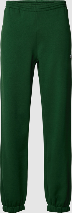 Zielone spodnie Lacoste z dresówki