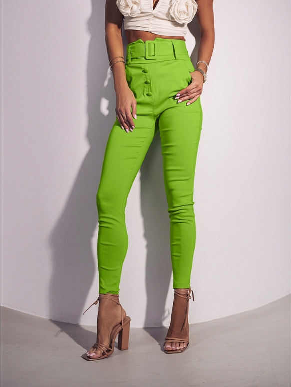Zielone spodnie Magmac w stylu casual