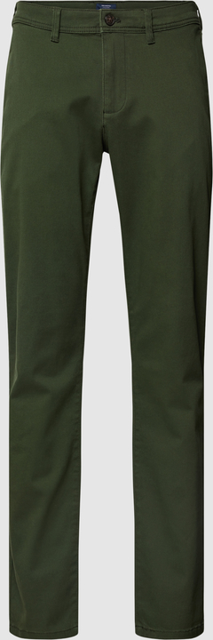 Zielone spodnie McNeal z bawełny