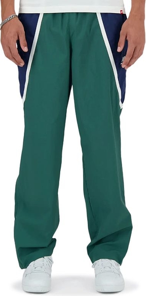 Zielone spodnie New Balance z dresówki w stylu klasycznym