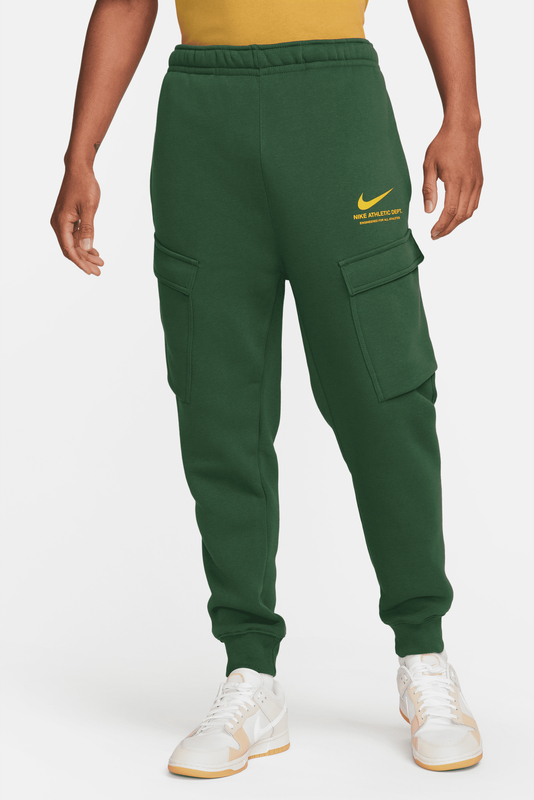 Zielone spodnie Nike w stylu klasycznym