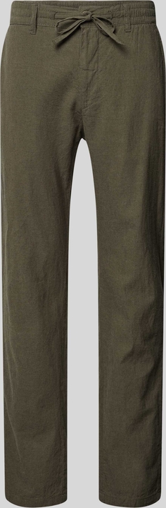 Zielone spodnie Peek&Cloppenburg w stylu casual z bawełny