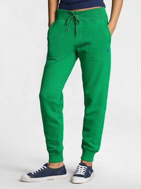Zielone spodnie POLO RALPH LAUREN z dresówki