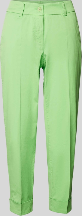 Zielone spodnie Raffaello Rossi w stylu retro z bawełny