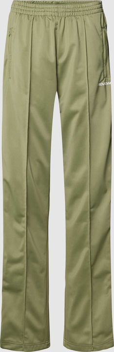 Zielone spodnie Review w stylu retro z dresówki