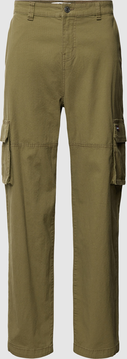 Zielone spodnie Review z bawełny w stylu casual
