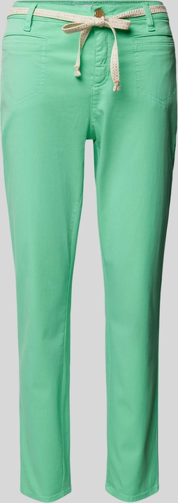 Zielone spodnie Rosner z bawełny w stylu casual