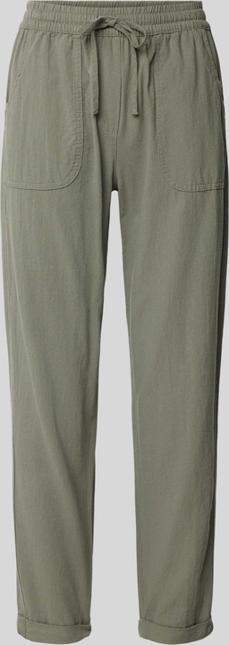 Zielone spodnie Soyaconcept w stylu retro z bawełny