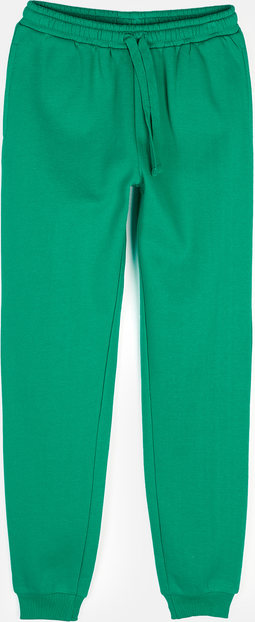 Zielone spodnie sportowe Gate z dresówki