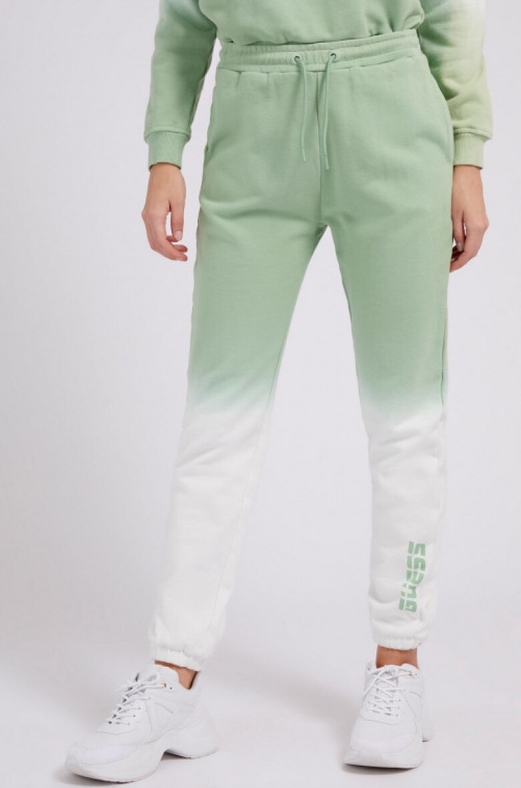 Zielone spodnie sportowe Guess