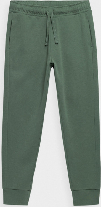 Zielone spodnie sportowe Outhorn w stylu casual z dresówki