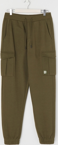 Zielone spodnie sportowe Sinsay z dresówki w stylu casual