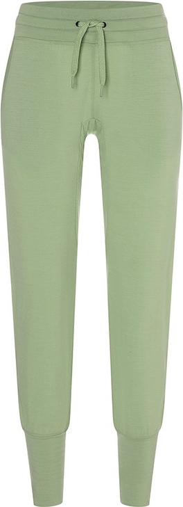 Zielone spodnie sportowe super.natural z wełny
