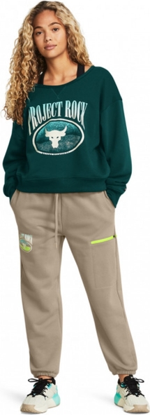 Zielone spodnie sportowe Under Armour w sportowym stylu