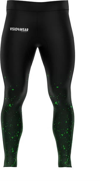 Zielone spodnie sportowe Vision Wear Sport z tkaniny
