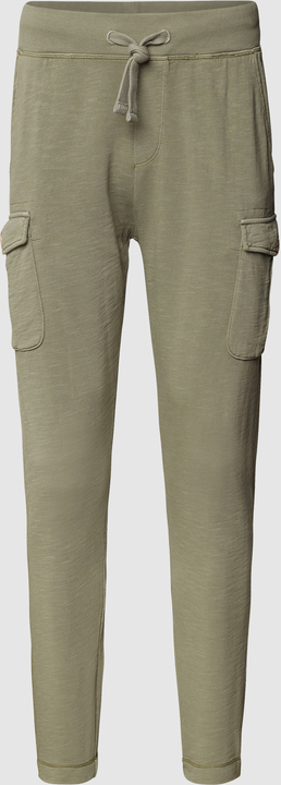 Zielone spodnie Tom Tailor z bawełny