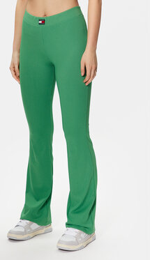 Zielone spodnie Tommy Jeans