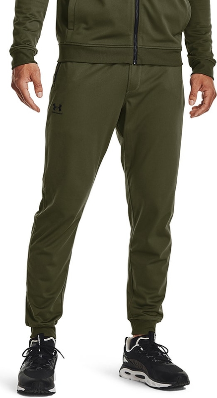 Zielone spodnie Under Armour z dresówki