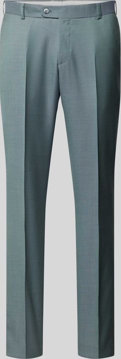 Zielone spodnie Wilvorst z wełny w stylu casual