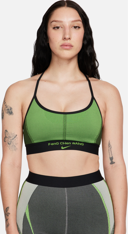 Zielony biustonosz Nike
