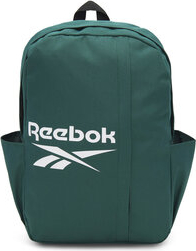 Zielony plecak Reebok w sportowym stylu z nadrukiem