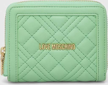 Zielony portfel Love Moschino