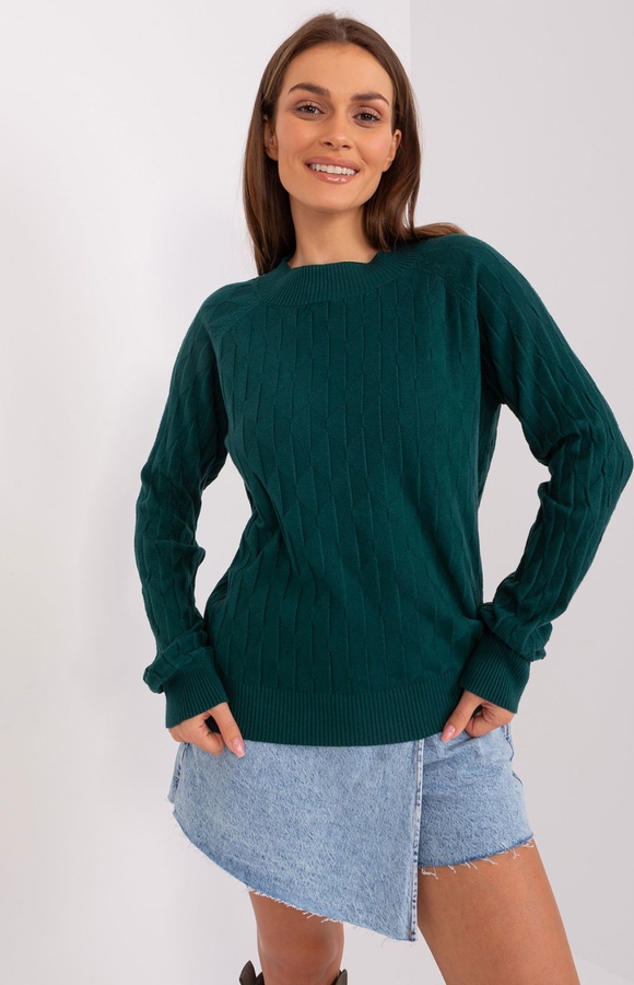Zielony sweter 5.10.15 w stylu casual