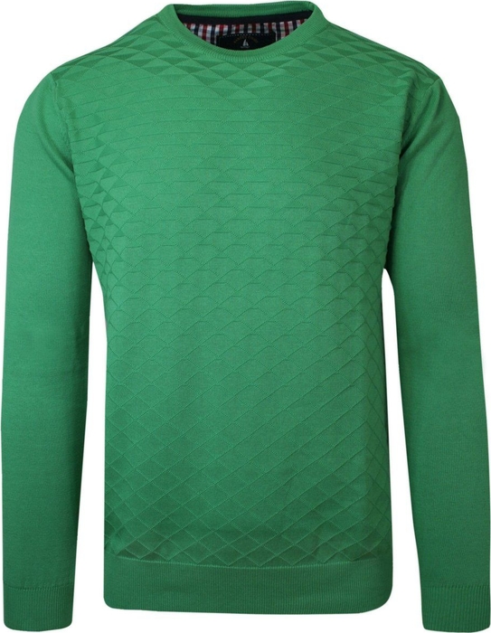 Zielony sweter Bartex z tkaniny