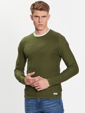 Zielony sweter Blend w stylu casual