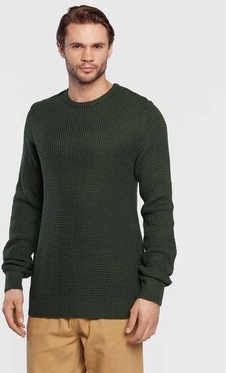 Zielony sweter Brave Soul w stylu casual z okrągłym dekoltem
