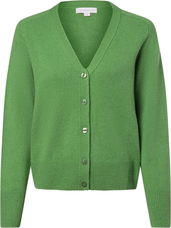 Zielony sweter brookshire z wełny