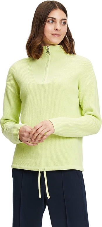 Zielony sweter Cartoon z bawełny