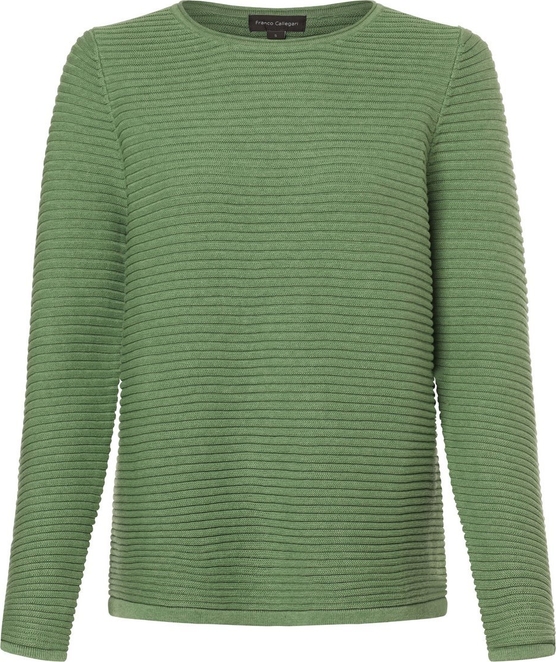 Zielony sweter Franco Callegari w stylu casual z bawełny