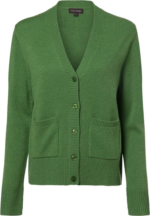 Zielony sweter Franco Callegari w stylu casual z wełny
