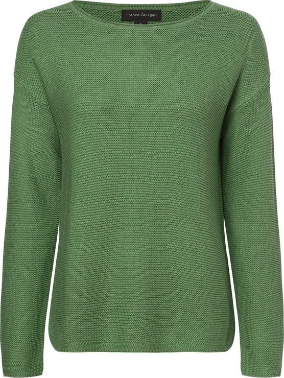 Zielony sweter Franco Callegari z bawełny