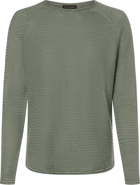 Zielony sweter Franco Callegari z lnu